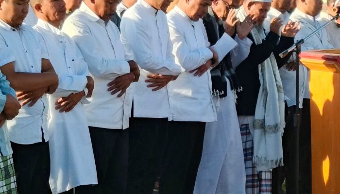 Bupati dan Wabup Boltara Ikuti Shalat Istisqa, Mohon Hujan di Tengah Kemarau Panjang