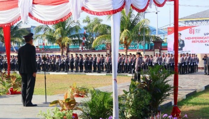 Polda Sulut Gelar Upacara HUT ke-81 RI, Tanamkan Semangat Perjuangan Para Pahlawan