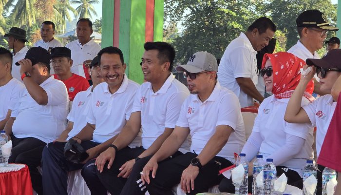 Hadir di Pencanangan HUT Ke-81 Kemerdekaan RI, Kapolres Bolmut Tebar Semangat Persatuan dan Nasionalisme