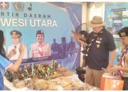 Cicit Bapak Kepanduan Dunia Terpukau Saat Kunjungi Stand Kwarda Sulut di Jamnas XII 2026