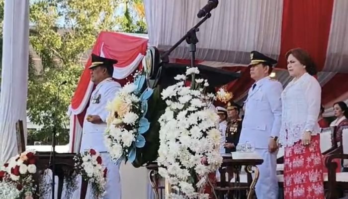 Upacara HUT RI Ke-81, Gubernur Yulius Tegaskan Jadikan Semangat Kemerdekaan sebagai Energi Akselerasi Pembangunan Sulut
