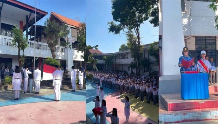 Pimpin Upacara HUT RI ke-81 di SMAN 3 Manado, Kepsek Lendo Tegaskan Terus Berinovasi dan Berprestasi