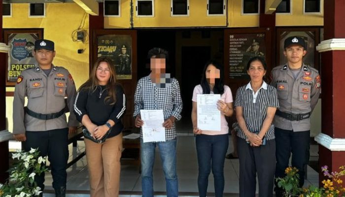 Polsek Bunaken Kedepankan Problem Solving, Perselisihan Penganiayaan Berakhir Damai
