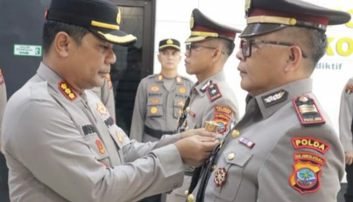 Kapolresta Manado Lakukan, Sertijab Kapolsek Malalayang, Tekankan Profesionalisme dan Pelayanan kepada Masyarakat