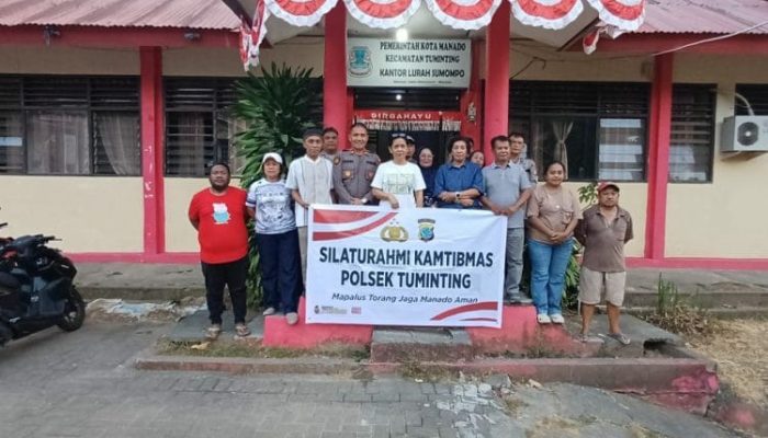 Polsek Tuminting Gelar Silaturahmi Kamtibmas, Warga Sumompo Sampaikan Sejumlah Aspirasi