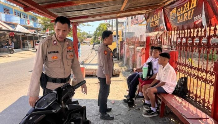 Polsek Bunaken Gelar KRYD, Sasar Titik Rawan dan Sambangi Warga