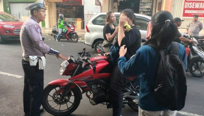 Polsek Wenang Tindak Tegas 16 Motor Berknalpot Brong
