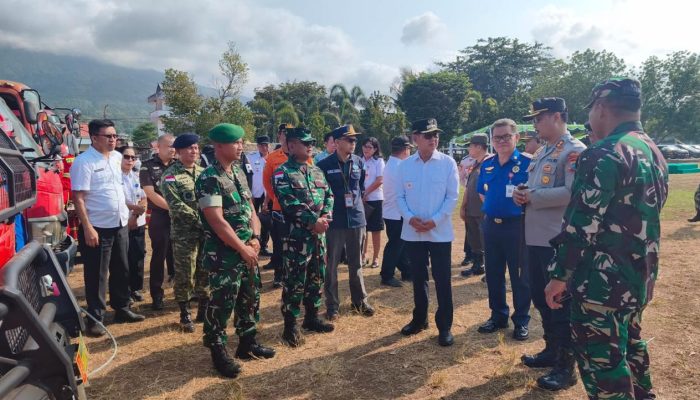 Hadapi Ancaman Karhutla, Hengky Honandar Kerahkan Sinergi TNI-Polri dan Pemkot Bitung