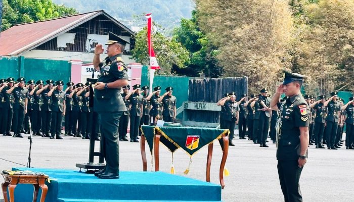Mayjen TNI Mirza Agus Pimpin Penutupan Dikmata TNI AD Gelombang II di Bitung