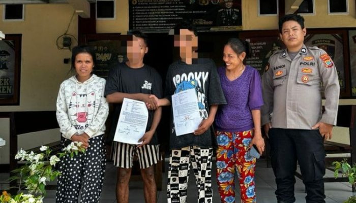 Polsek Bunaken Gerak Cepat Redam Konflik, Kasus Pengancaman di Kelurahan Pandu Berakhir Damai