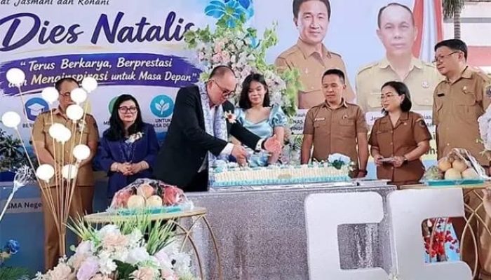 Diapresiasi Dikda Sulut, SMANSA Manado Luncurkan Sistem Absen Digital dan Ukir Prestasi di HUT ke-66