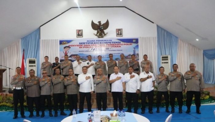 Buka Sertifikasi Penyidik, Kapolda Sulut Tekankan Pentingnya Profesionalisme, Integritas dan Kepercayaan Masyarakat
