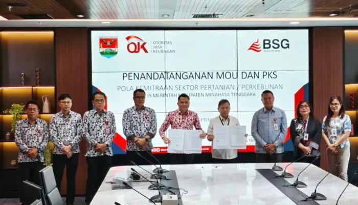 BSG Bersama Pemkab Mitra dan OJK Perkuat Sektor Pertanian Melalui MoU dan PKS Kemitraan