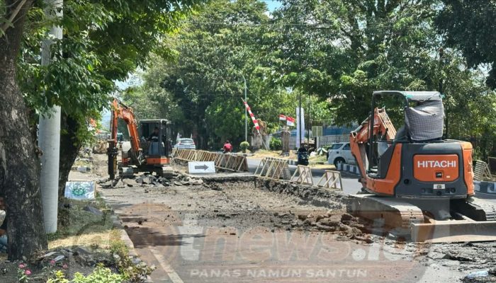 BPJN Sulut Perbaiki 700 Meter Jalan Manado-Bitung di Madidir, Target Rampung Awal Oktober