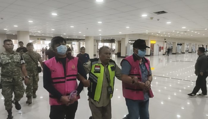 Kejati Sulut Amankan Dua Tersangka Korupsi Proyek Kantor Bupati Boven Digoel, Diterbangkan ke Makassar