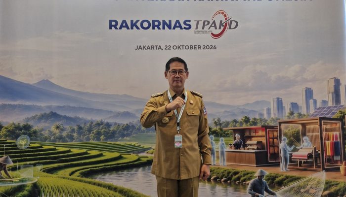 Perluas Peluang Ekonomi Rakyat, Wali Kota Bitung Hadiri Rakornas TPAKD 2026