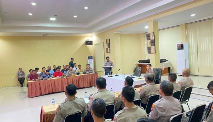 Ditpamobvit Polda Sulut Beri Asistensi di Polresta Manado, Pengamanan Objek Vital Jadi Fokus