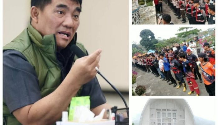 Yulius Selvanus Instruksikan BPBD lewat Kaban Tamengkel Ikuti Apel Tanggap Darurat Karhutla di Gunung Lokon