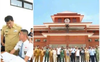 Gubernur Sulut Yulius Selvanus Tinjau Kesiapan SMA Taruna Nusantara Langowan