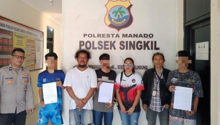 Polsek Singkil Gelar Problem Solving, Tiga Anak Muda Dibina Usai Diamankan