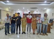 Ketua Umum Pengurus Perkemi Sulut, Fransiscus Manumpil Lepas Tim Kempo Sulut Kejurnas di Bali