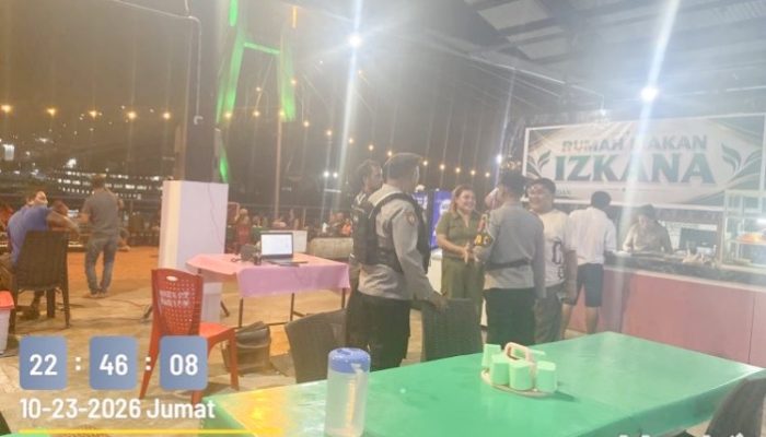 Cegah Tawuran dan Gangguan Kamtibmas, Rayon Pantera Polresta Manado Intensifkan Patroli Malam