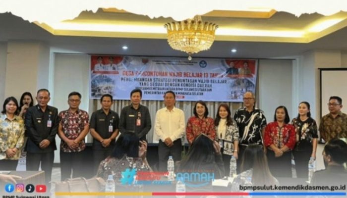 BPMP Provinsi Sulut Bersama Pemkab Minsel Susun Strategi Penuntasan Wajib Belajar 13 Tahun