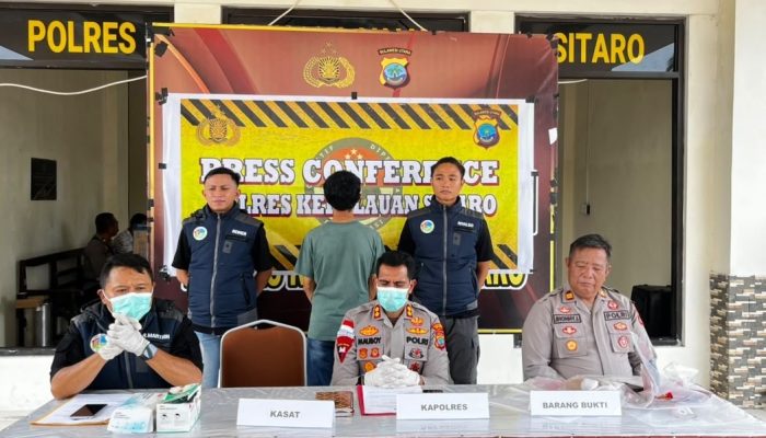 Polres Kepulauan Sitaro Ungkap Kasus Sabu, 43 Paket Diamankan dari Dua Lokasi